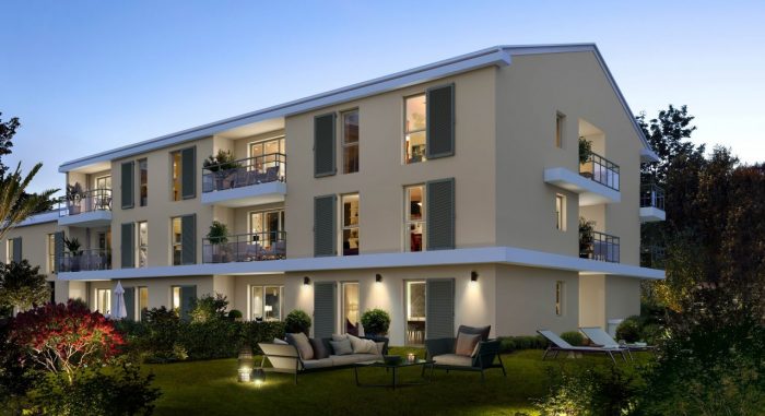 Photo Grand T2 de 51,55 m² au dernier étage avec Balcon de 6,38 m² et 2 places de Parking privatives - 13540 Aix-en-Provence image 3/4
