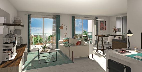 Superbe T4 de 77,25 m² avec balcon de 22 m² et parking privatif - Arles 13200