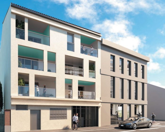 T3 de 60.76 m² avec Terrasse de 17.29 m² et Parking en sous-sol - Marseille - 13011