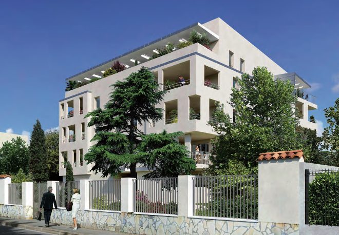 T4 de 81m2 avec terrasse de 13,50m2, jardin et parking privatif - Marseille - 13008