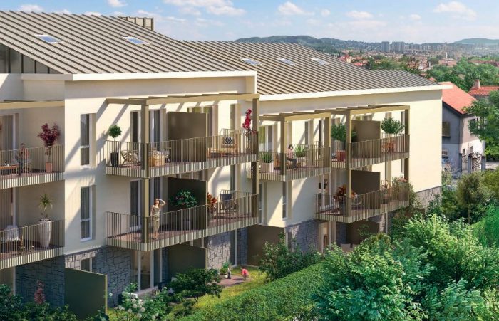 Duplex 3pièces de 61,5m2 avec terrasses de 18,12m2 et 7,86m2  - Toulon - 83000