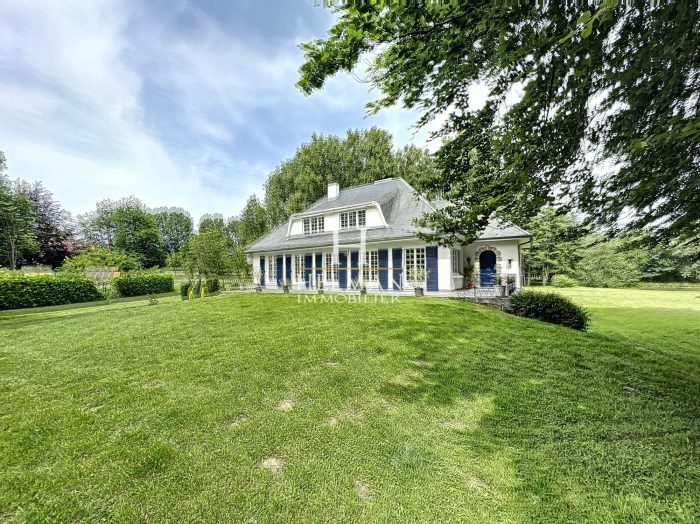 Photo Maison d'architecte sur 1,8 hectares avec verger, étang et accès à la Lys à Coyecques image 13/16