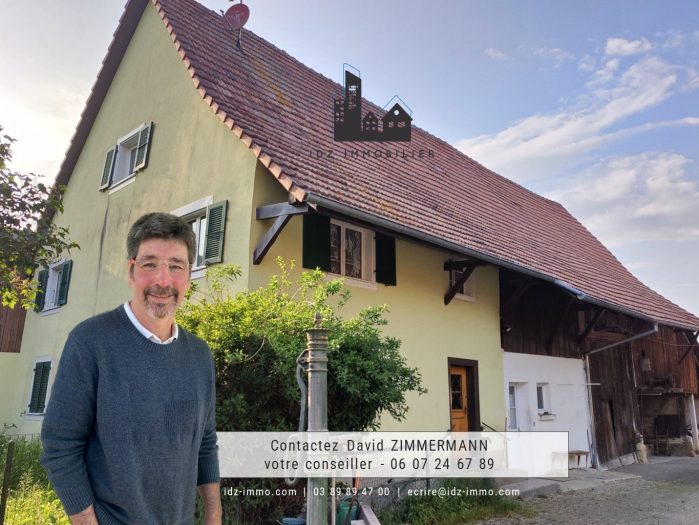 Maison ancienne à vendre, 5 pièces - Hagenthal-le-Haut 68220