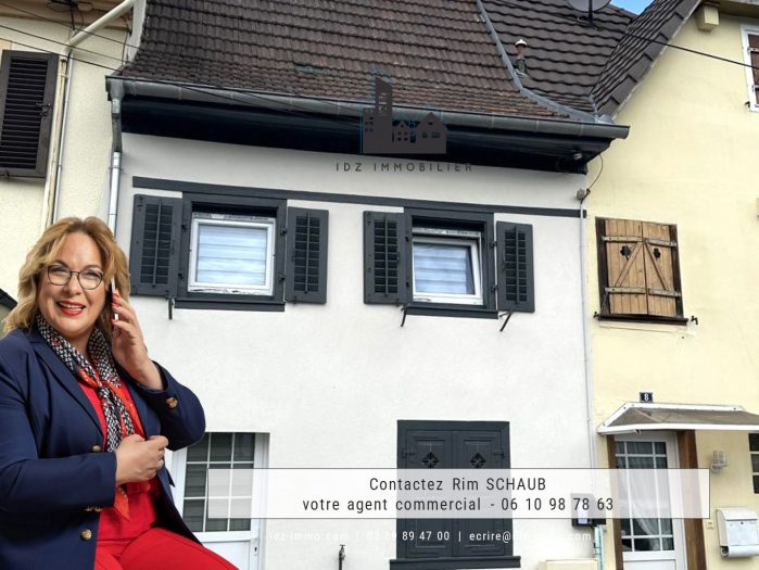 Maison jumellée en plein cœur de Hégenhein, à quelques minutes de la frontière suisse de Bâle et Allschwil !