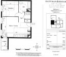  Appartement 48 m² Vaulx-en-Velin  2 pièces