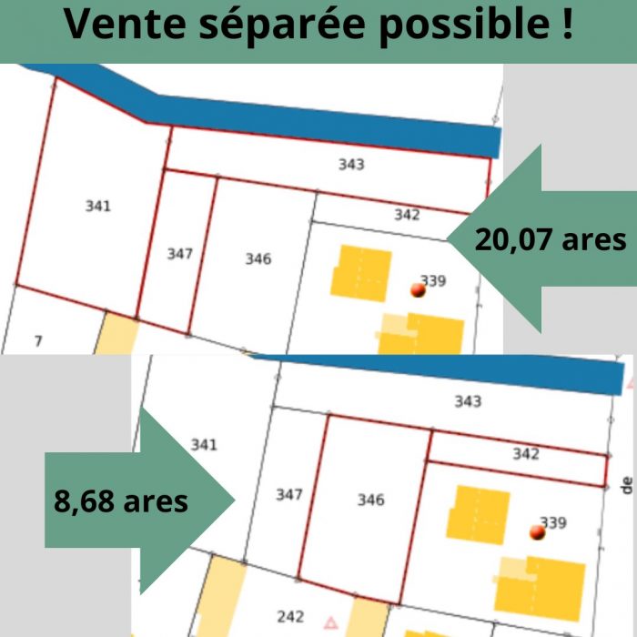 Terrain constructible à vendre, 20 a 07 ca - Muespach 68640