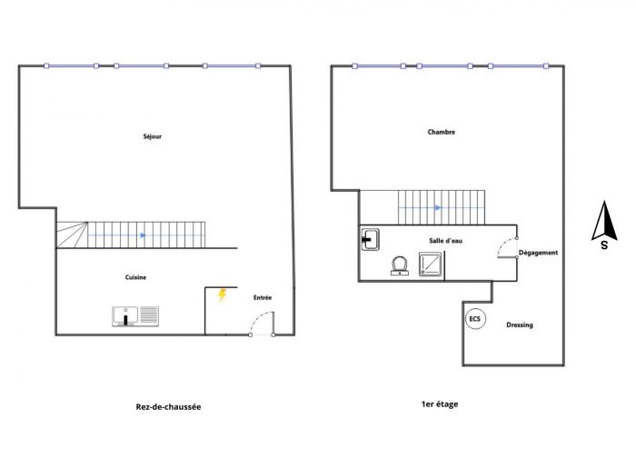 Appartement à vendre, 2 pièces - Orléans 45000