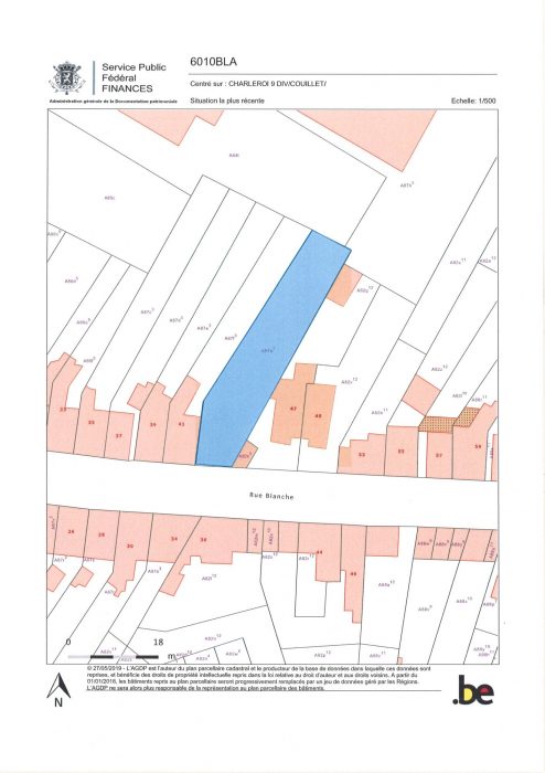 Terrain constructible à vendre, 04 a 93 ca - Couillet 6010