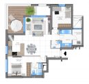  Netanya  Appartement 87 m² 3 pièces