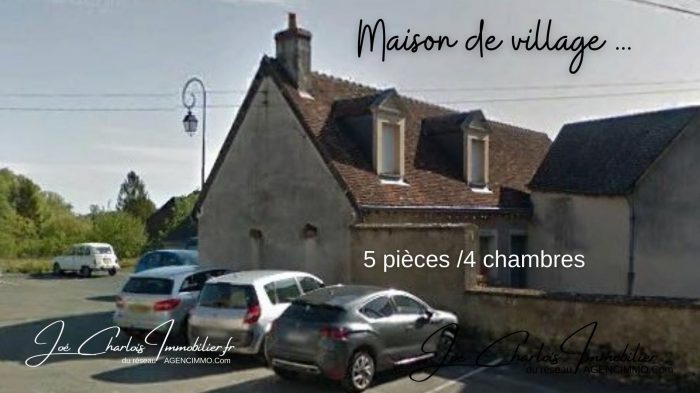 Maison ancienne à vendre, 5 pièces - Nouans-les-Fontaines 37460