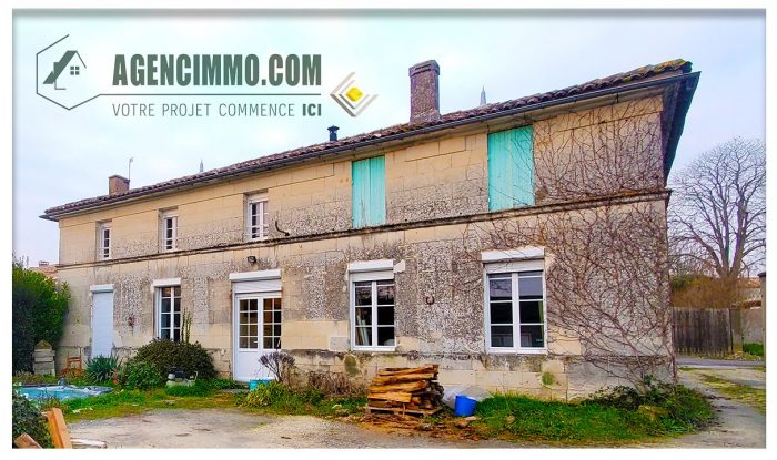 Maison ancienne à vendre, 8 pièces - Saint-Dizant-du-Gua 17240