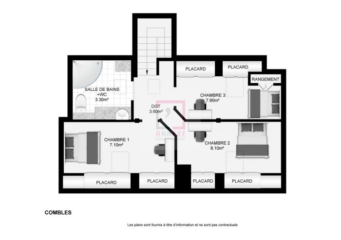 Appartement à vendre, 4 pièces - Fontaines-sur-Saône 69270