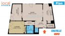 65 m² Appartement Chaville  3 pièces 