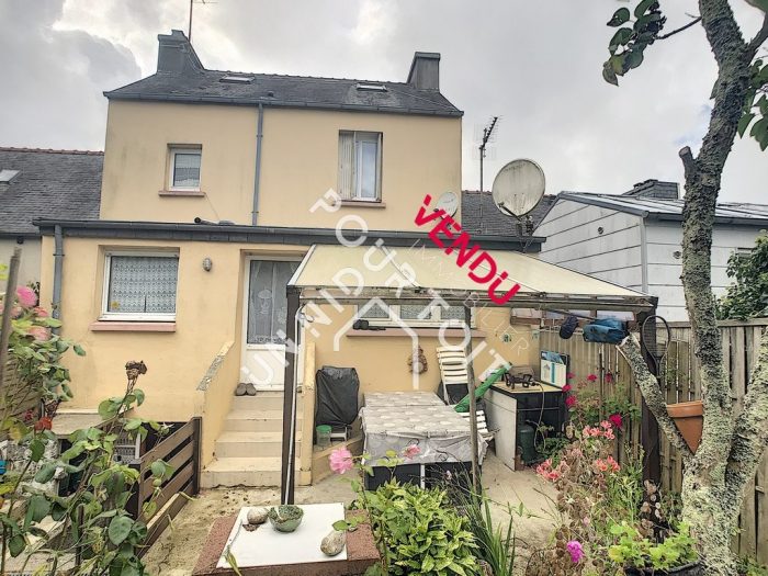 Maison mitoyenne 2 côtés à vendre, 5 pièces - Brest 29200