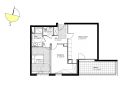  Appartement 64 m² Pfastatt  3 pièces