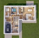 0 m²  Real estate project  rooms 