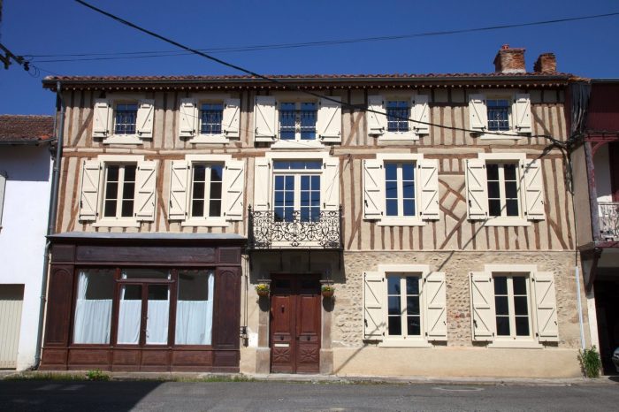 Maison mitoyenne 2 côtés à vendre, 9 pièces - Castelnau-Magnoac 65230