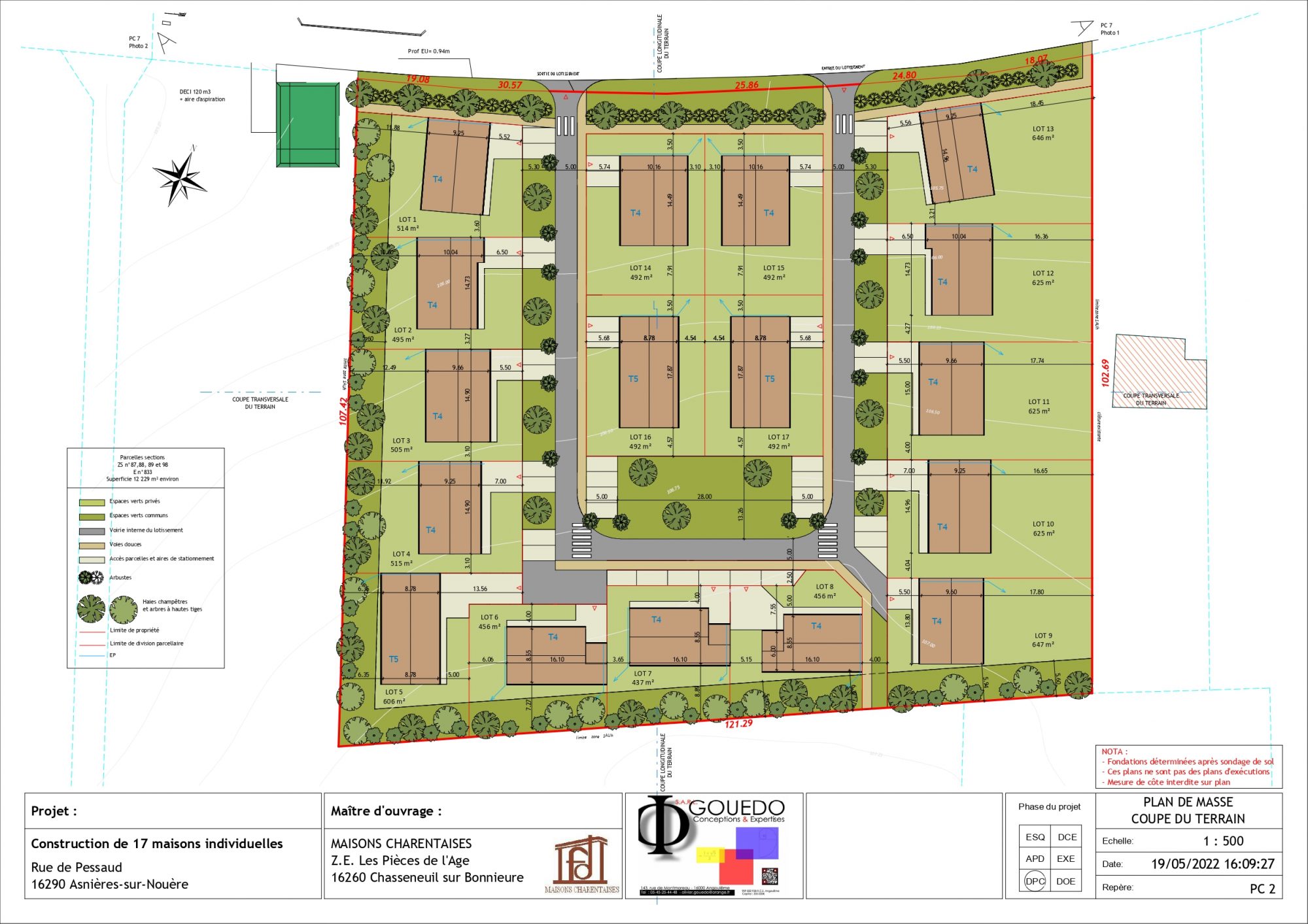 Vente Terrain ASNIERES-SUR-NOUERE 16290 Charente FRANCE