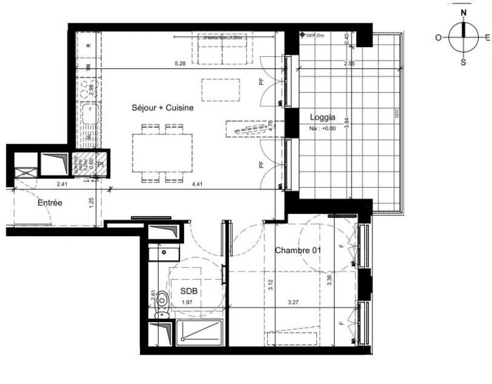 Appartement à vendre, 2 pièces - Rennes 35000