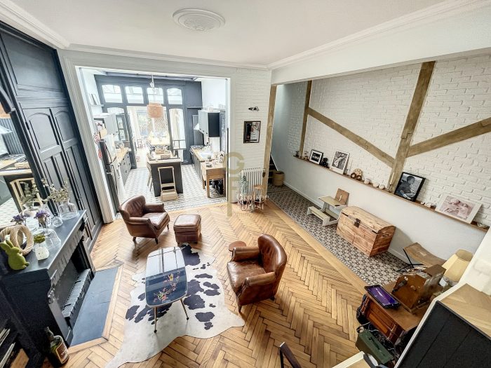 Maison mitoyenne 2 côtés à vendre, 6 pièces - Lille 59000