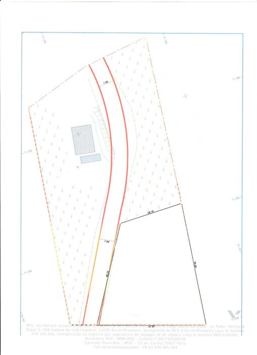Terrain constructible à vendre, 1848 m² 
