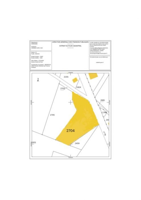 Terrain constructible à vendre, 2415 m² - Corgnac-sur-l'Isle 24800