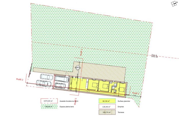 Terrain constructible à vendre, 1070 m² - Carignan-de-Bordeaux 33360