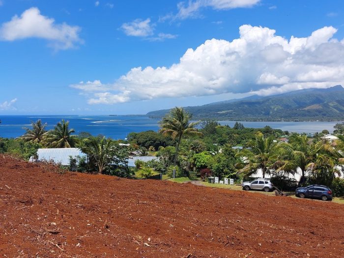 TOAHOTU MITIRAPA, TERRAIN DE 2000 M², VUE MER