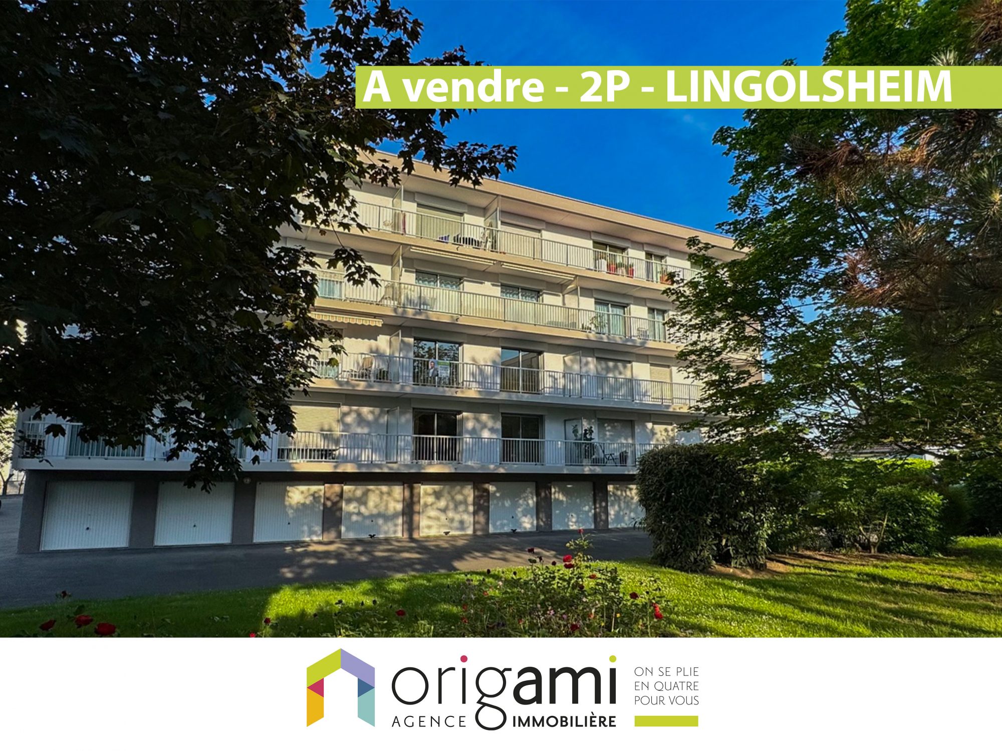 Vente Appartement 45m² 2 Pièces à Lingolsheim (67380) - Origami