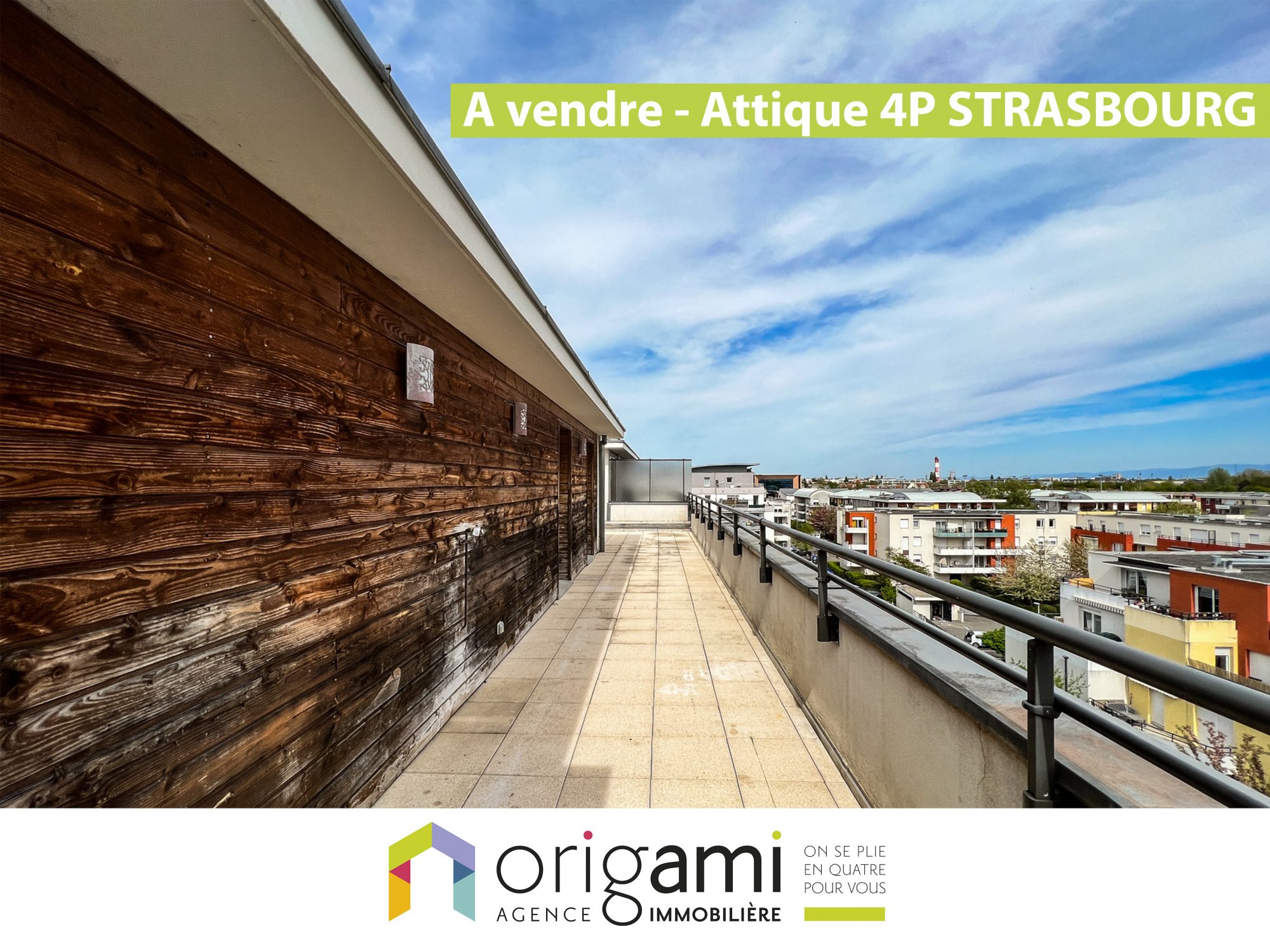 Vente Appartement 100m² 4 Pièces à Strasbourg (67100) - Origami
