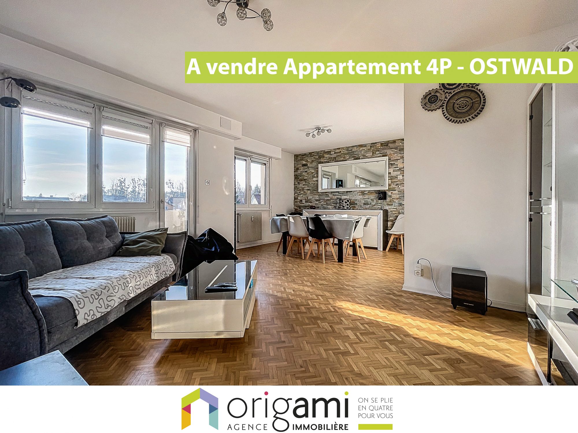 Vente Appartement 96m² 4 Pièces à Ostwald (67540) - Origami