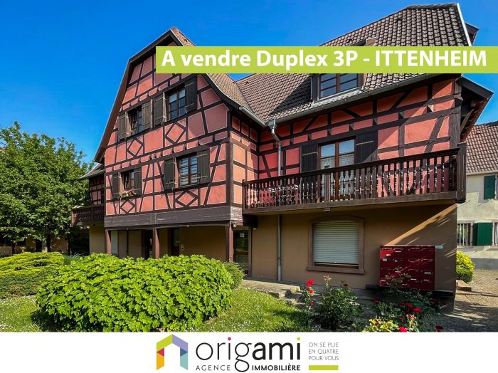 Duplex à vendre, 3 pièces - Ittenheim 67117
