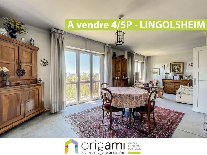 Appartement à vendre, 5 pièces - Lingolsheim 67380