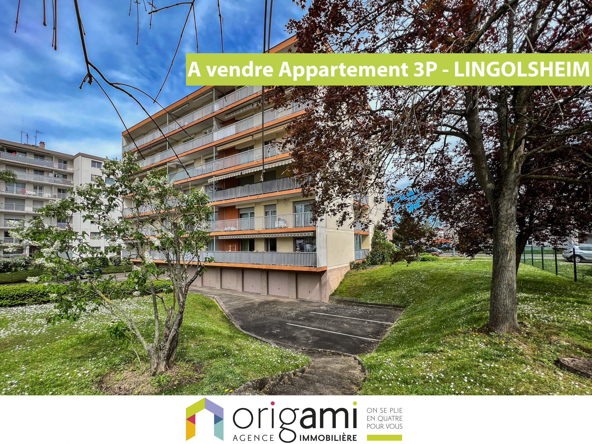 Vente Appartement 70m² 3 Pièces à Lingolsheim (67380) - Origami
