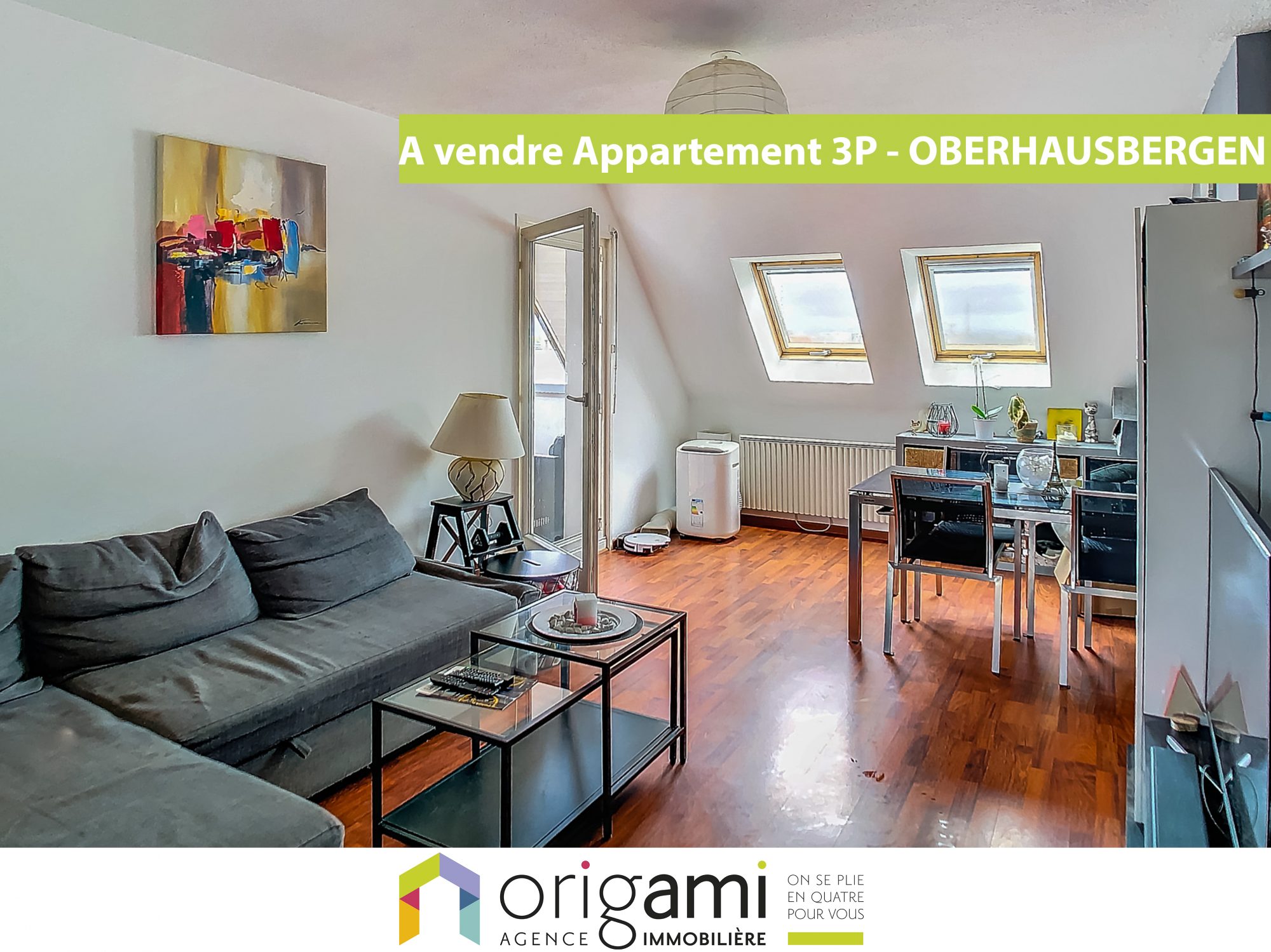Vente Appartement 61m² 3 Pièces à Oberhausbergen (67205) - Origami