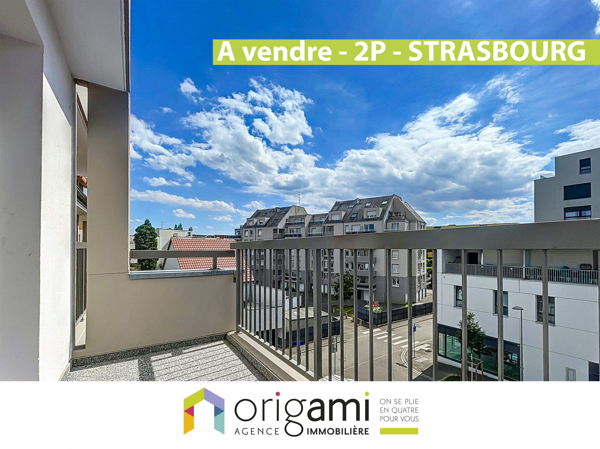 Vente Appartement 39m² 2 Pièces à Strasbourg (67200) - Origami