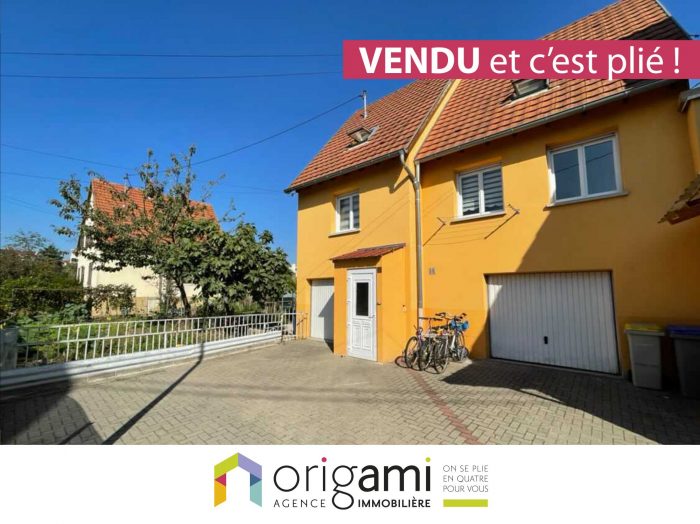 Maison mitoyenne 1 côté à vendre, 6 pièces - Lingolsheim 67380