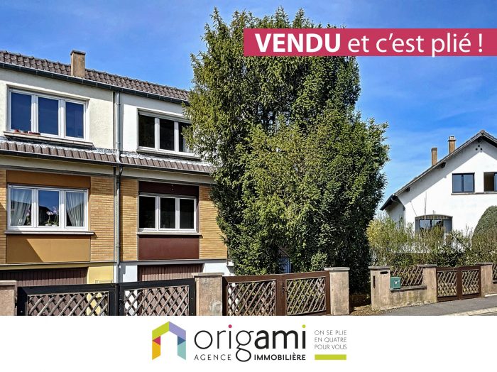 Maison mitoyenne 1 côté à vendre, 5 pièces - Lingolsheim 67380