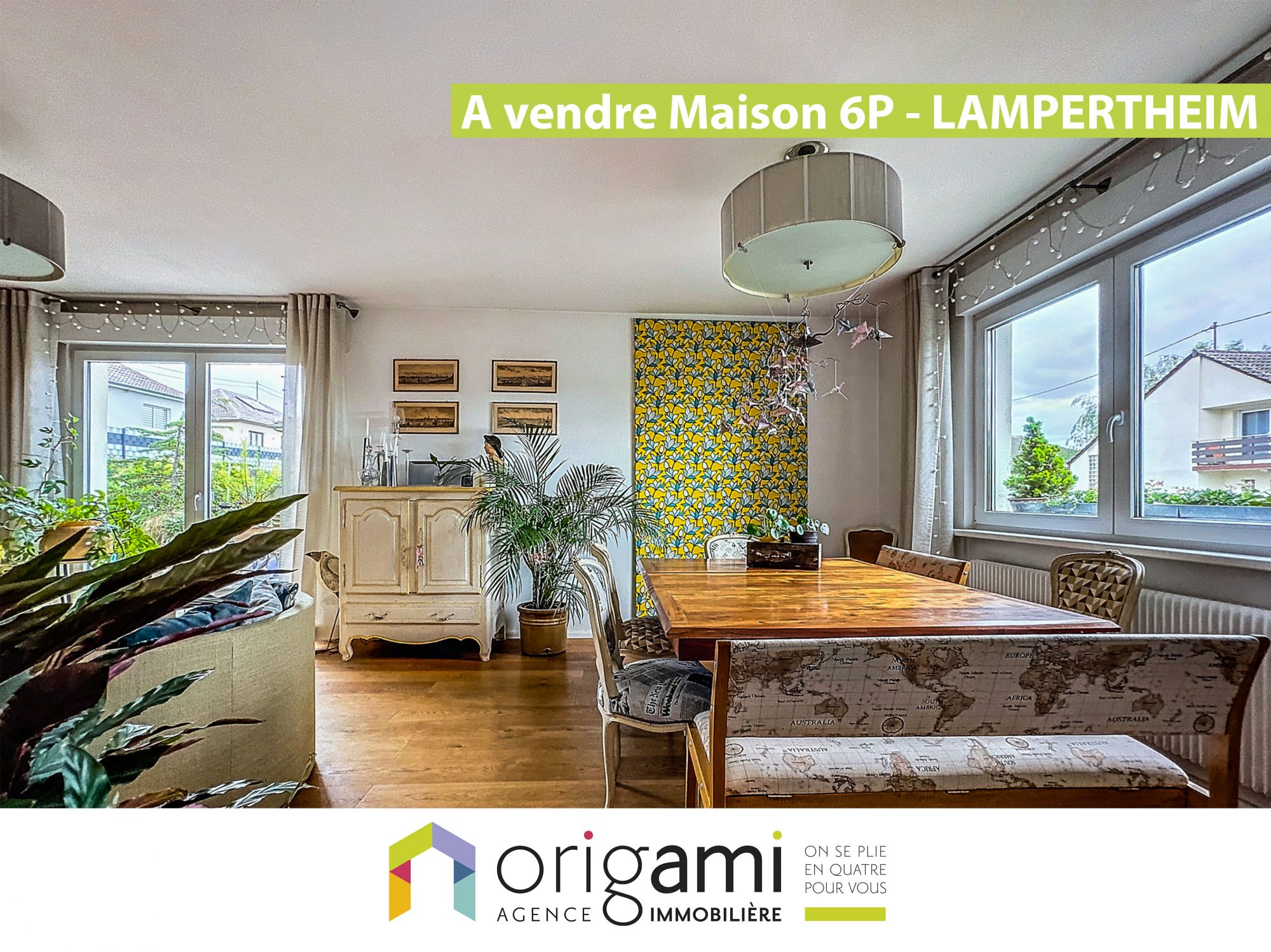 Vente Maison 135m² 6 Pièces à Lampertheim (67450) - Origami