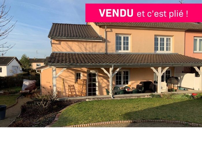 Maison mitoyenne 1 côté à vendre, 5 pièces - Breuschwickersheim 67112