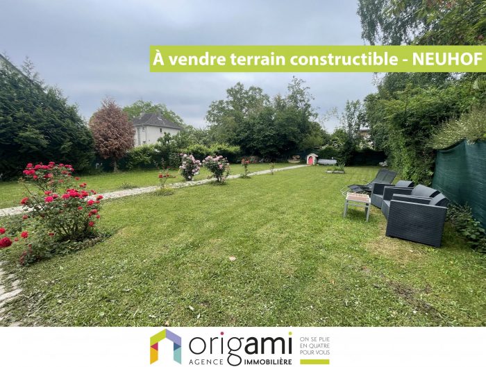 Terrain constructible à vendre, 04 a 77 ca - Strasbourg 67100