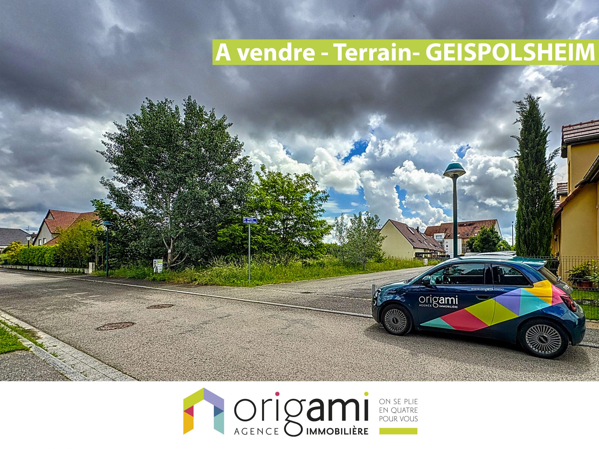 Vente Terrain 999m² à Geispolsheim (67118) - Origami