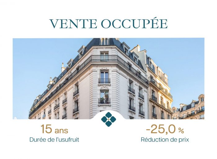 Appartement à vendre en viager, 3 pièces - Paris 75015