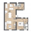 77 m²  Appartement 3 pièces Bordeaux 
