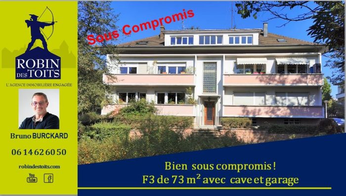 Appartement à vendre, 3 pièces - Strasbourg 67100