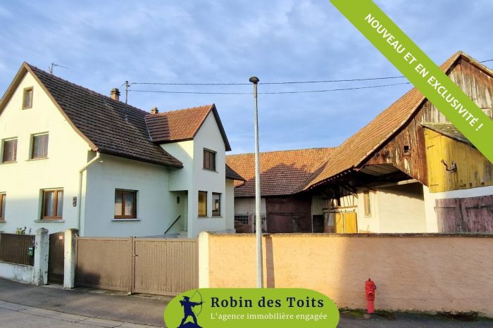 Maison ancienne à vendre, 6 pièces - Plobsheim 67115