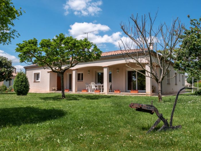 Maison plain-pied à vendre, 5 pièces - Sérignac-sur-Garonne 47310