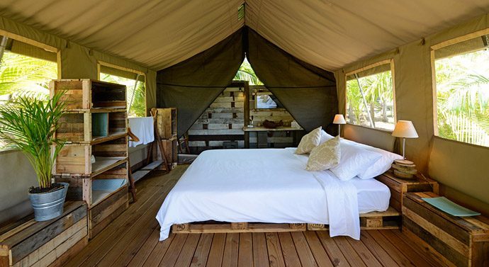 Photo Eco lodge doté de tentes « safari » à l’île Maurice, location à la semaine image 2/5