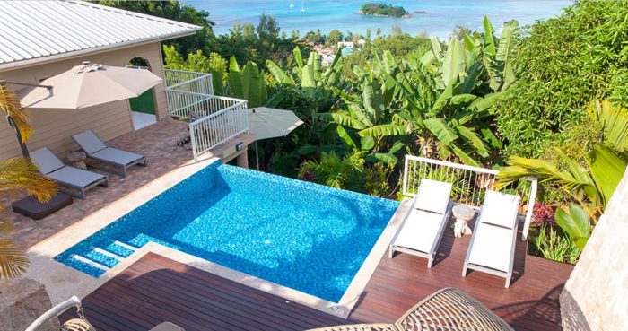 Villa 180° 6 personnes pour 7 nuits avec demi-pension- Seychelles