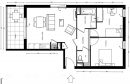 Appartement 58 m² 3 pièces Lyon 